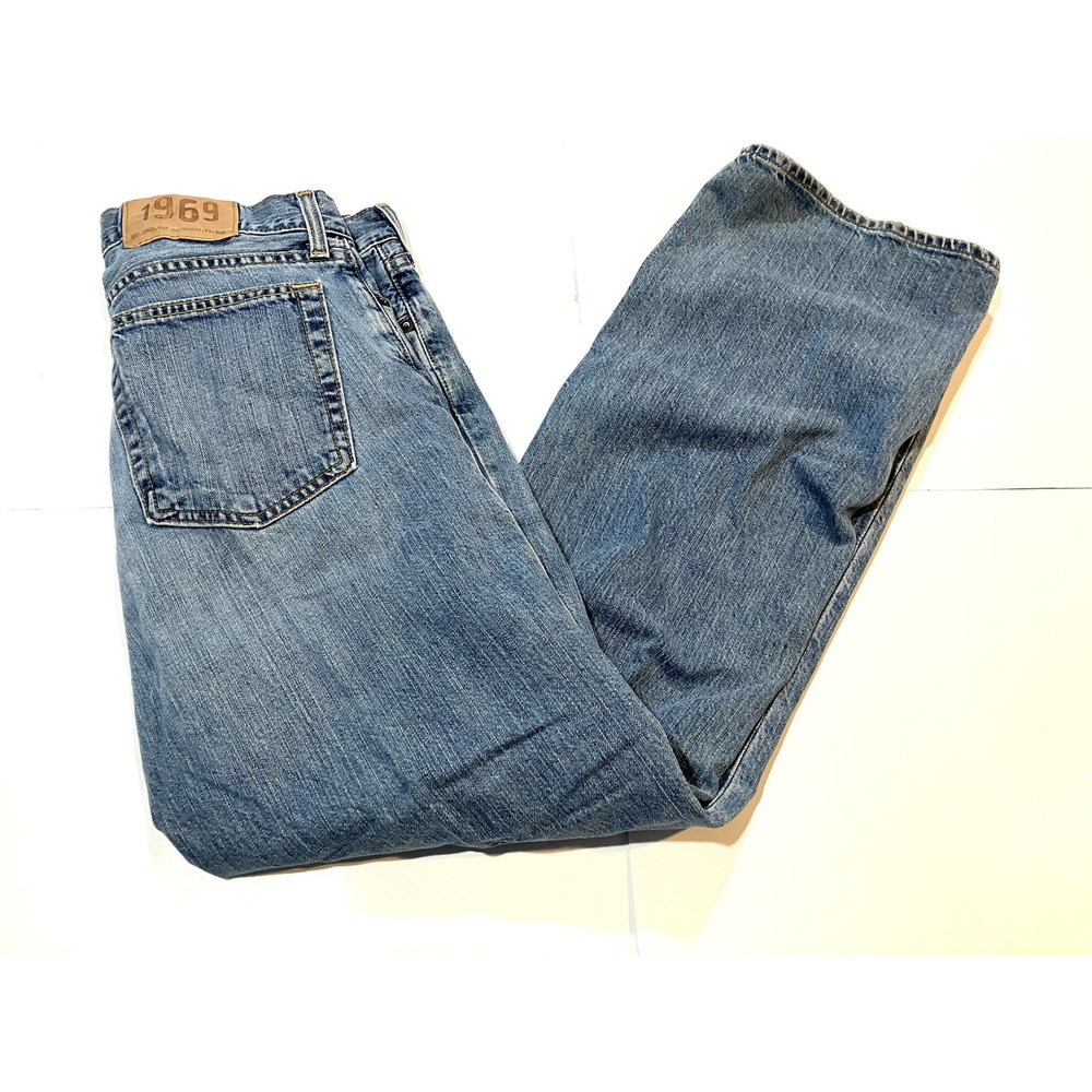 Gap 1969 Jeans Mens 29x30 (Fits 31x30) Loose Straight Fit Blue Denim Y2K Style